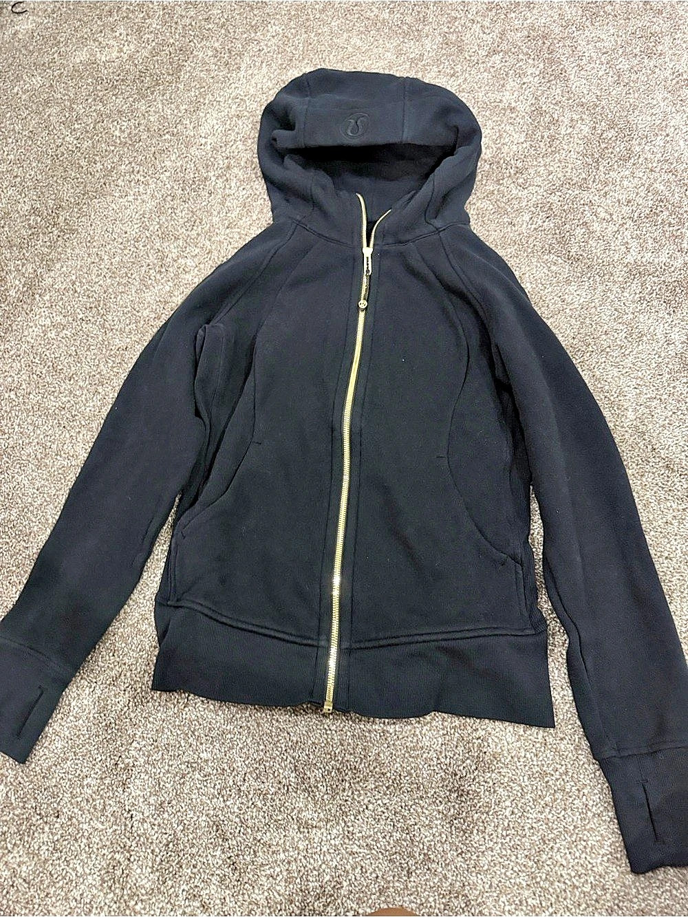 Lululemon Scuba Oversized Full-Zip Hoodie Black